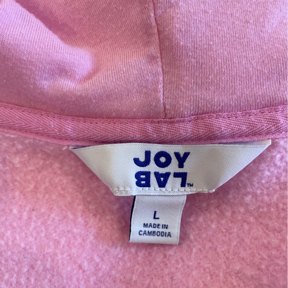 JoyLab Bright Pink Size Large ZipUp Hoodie - Picture 7 of 10